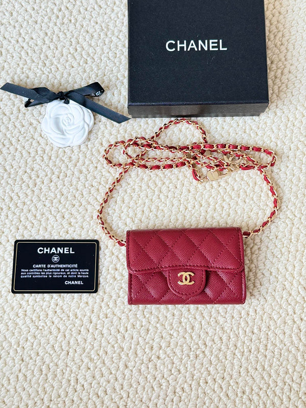 LCP02 Wallet Bag 13.1-7.5-2.1CM Leather bags with box