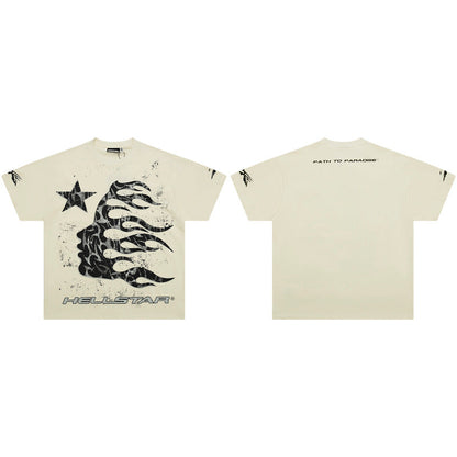 HEC3  Men's and women's summer short-sleeved T-shirt clothes