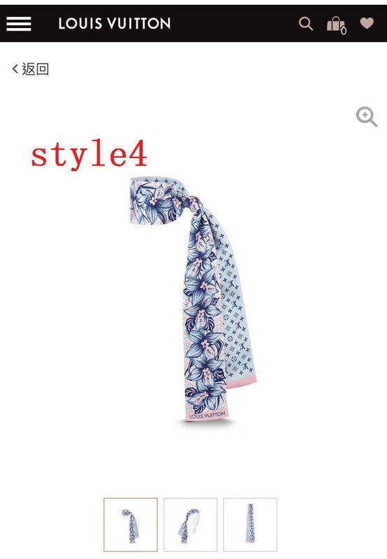 LSC41 Silk satin 8-120CM scarf