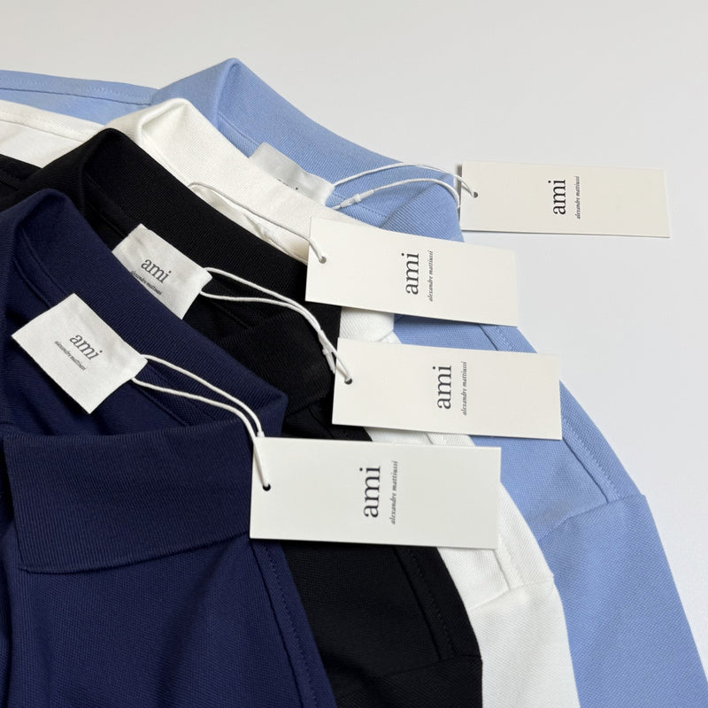 AMC34 Men's short sleeved lapel polo shirt clothing