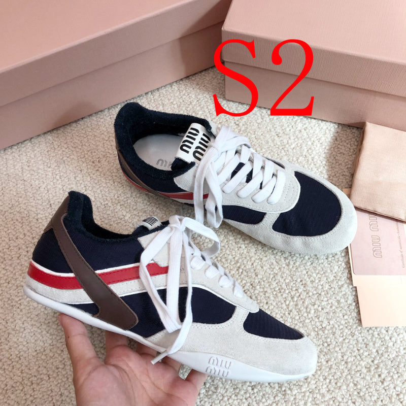 GMS1 Leather Women 35-40 shoes with box