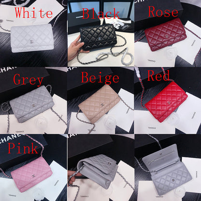 XCP017 Bag leather 19-13-4CM Bag silver logo