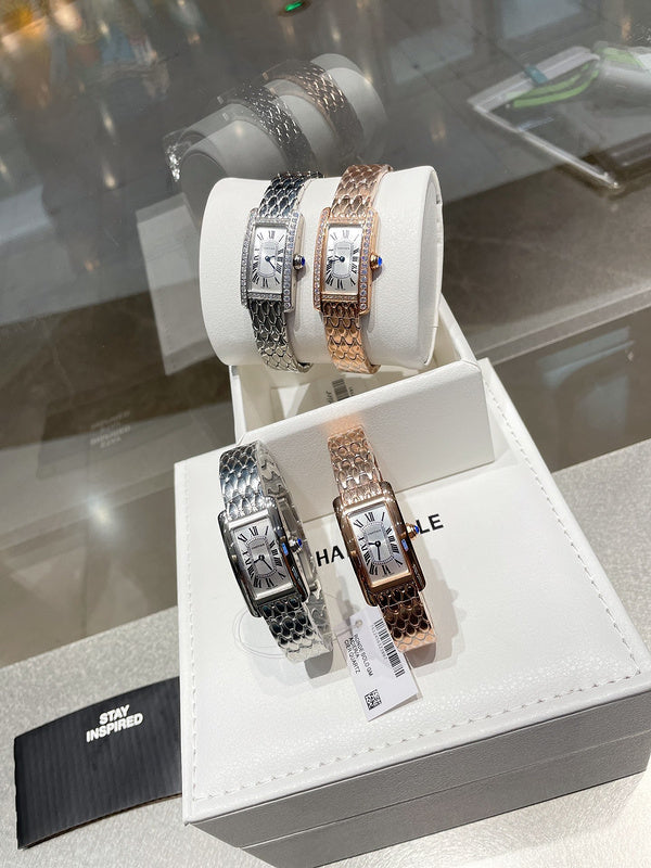 CW3  Sapphire water stone crystal mirror women's watch 34.80 x 19.00 mm
