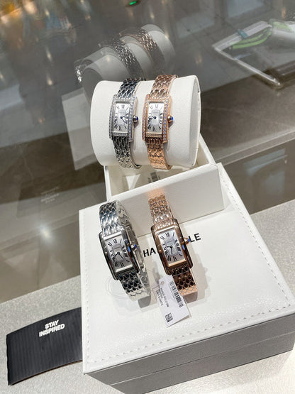 CW3  Sapphire water stone crystal mirror women's watch 34.80 x 19.00 mm