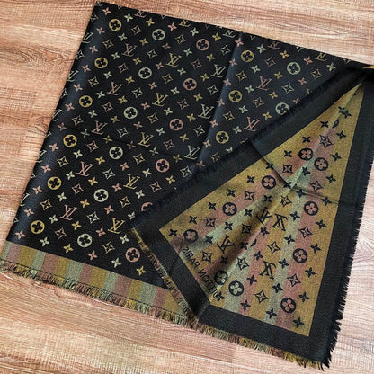 LSC3 Silk cotton 140-140CM scarf Can choose With box