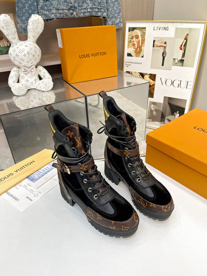 OLS28 Leather Women Shoes 35-42 with box
