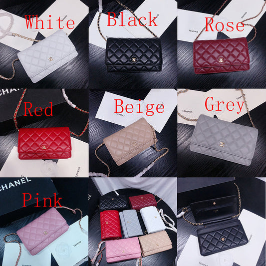 XCP018 Bag leather 19-13-4CM Bag Gold