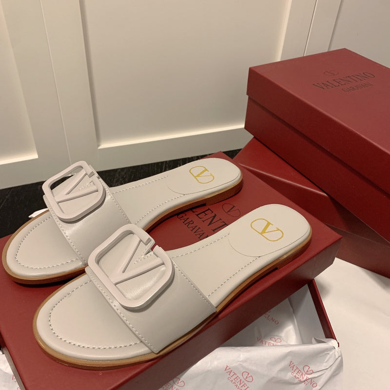 MVS20 Leather slippers Women shoes 35-40 With box