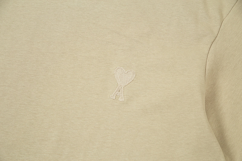 AMC20 New  Men's and women's letter embroidery short-sleeved T-shirt