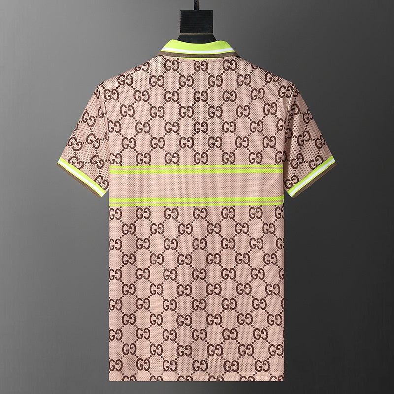 GUC063 New men's short sleeved polo top+shorts clothing