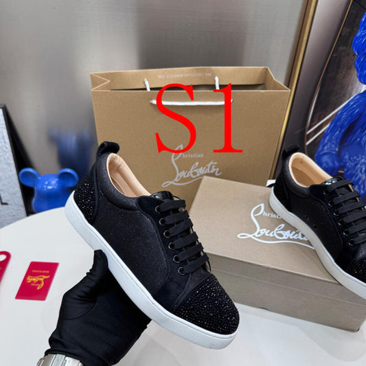 MCLS12 Women 35-40 and Men 40-45 Leather Shoes With Box