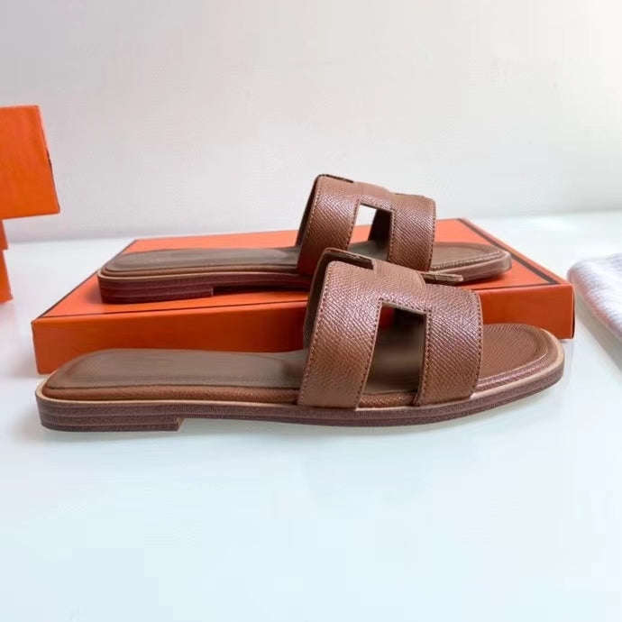 BMHS4 shoes women 35-41 Leather slippers with Box