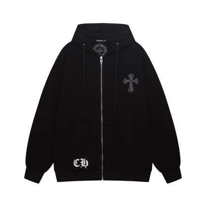 KLC25 New men's and women's high-quality spring and autumn hoodie hooded sweatshirt  Clothing