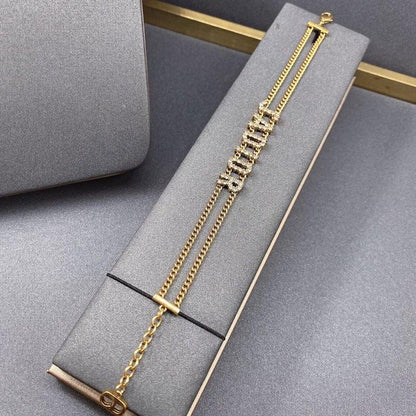 DIN13 Classic women necklace and bracelet jewellery set