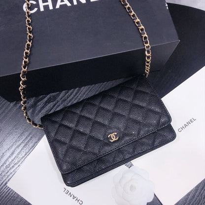 XCP016 Bag leather 19-13-4CM Bag Gold