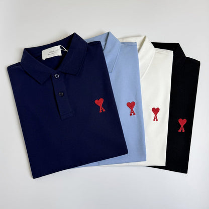 AMC34 Men's short sleeved lapel polo shirt clothing