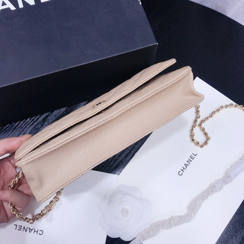 XCP016 Bag leather 19-13-4CM Bag Gold
