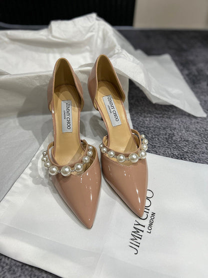 MBJS1 Leather 7CM Slippers Size 35-42 Shoes with Box