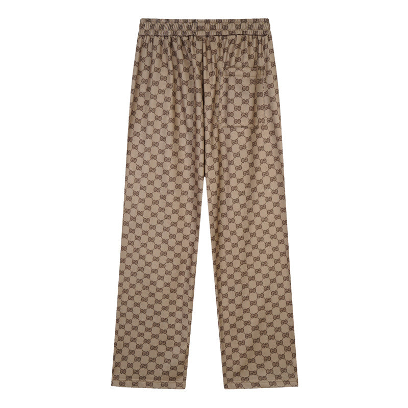 GUC098  New men's and women's spring and autumn thin pants, elastic waistband casual pants clothing