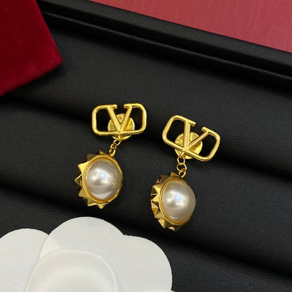 VLE8 New Women's Fashion Gold Plated Earrings Jewelry