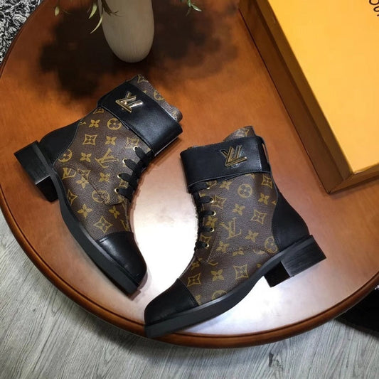 OLS19 Leather Women 35-42 shoes With box