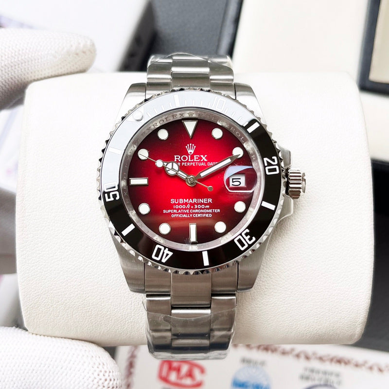 RW14  Men's mechanical watch with 316L steel case 41*13mm
