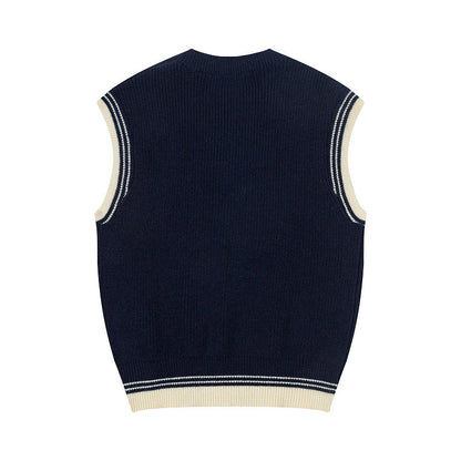AMC42 New Spring and Autumn Sweater Vest Clothing