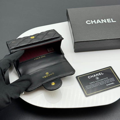 LCP39 Wallet Bag 11-7.5-2CM Leather bags with box