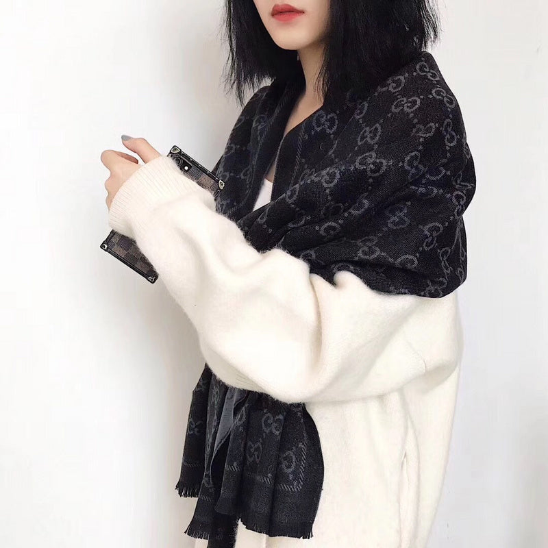 XGC7 cashmere blend 65-180CM Scarf