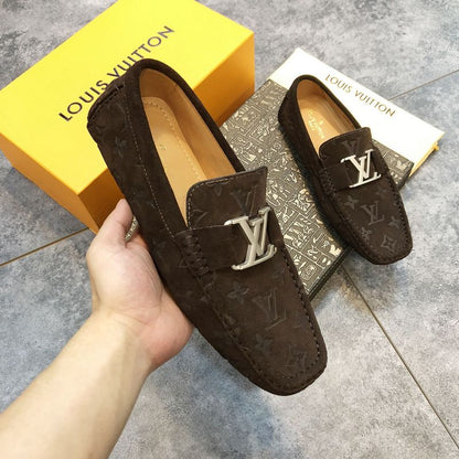 BMLS6 cowhide Shoes Leather Man Shoes 38-45 with box