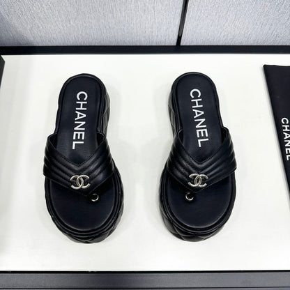 MBCS7 Leather Slippers Size 35-40 Shoes with Box