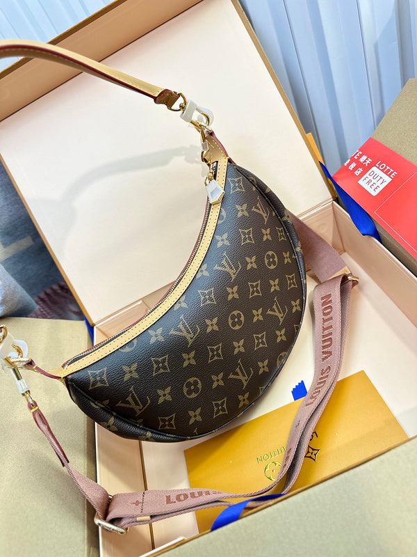 MLB1   Women's new fashion 22x9x33cm moon bag
