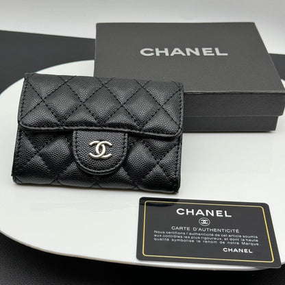 LCP34 Wallet Bag 11-7.5-2CM Leather bags with box