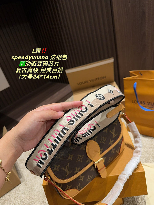 MLB2 Women's new fashion 24*14cm baguette bag