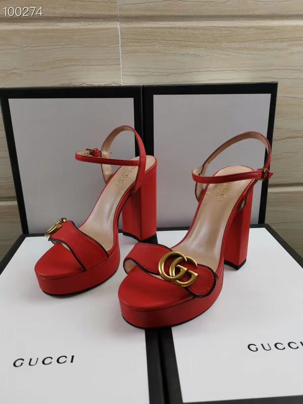 OGS4 Women real leather 8 Or 10CM shoes size 35-42 with box