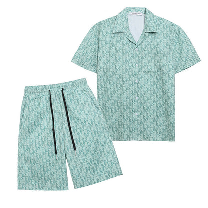 DIC123 New Fashion Summer Suit Short Sleeve Shirt Shorts  Clothing