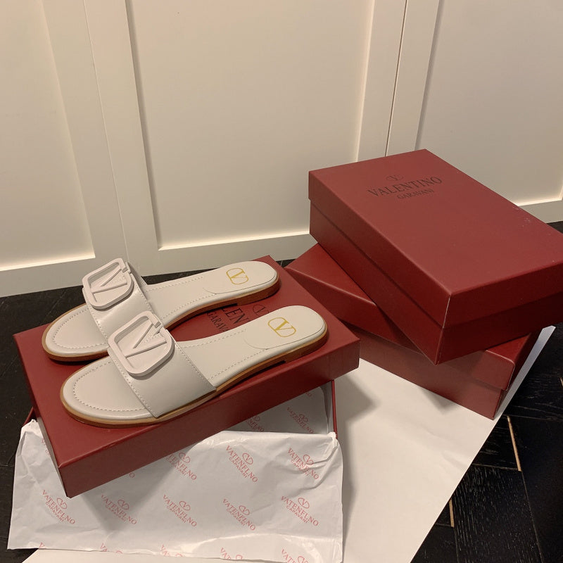 MVS20 Leather slippers Women shoes 35-40 With box