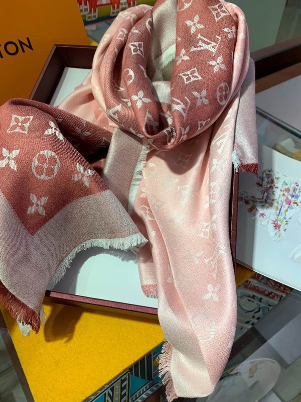 XLC28 Hidh quality 60% silk 40% wool Scarf