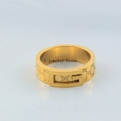 GCR6  Exquisite stainless steel jewelry GC ring