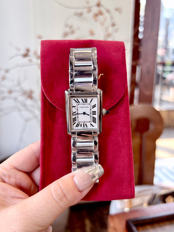 CW6  Men's and women's lychee patterned leather watch 25.5mm x 33.7mm/29.5mm*22mm
