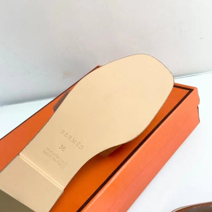 BMHS4 shoes women 35-41 Leather slippers with Box