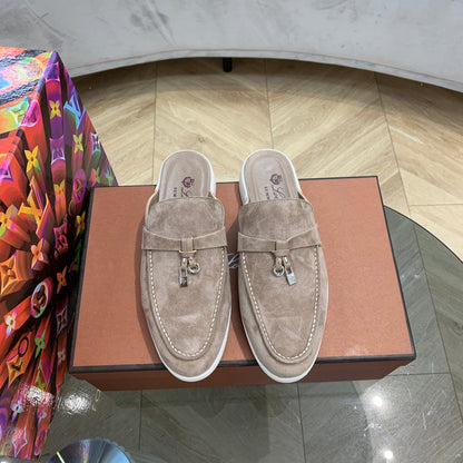 GLS19 Leather shoes Women35-42 Man40-45 Slipper with box