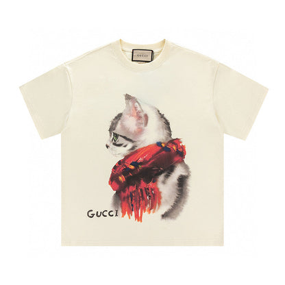GUC004 Men's and women's summer short-sleeved T-shirt clothes