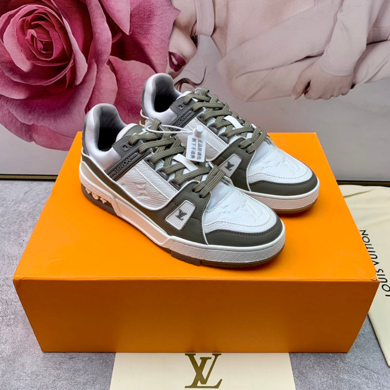 LLS6 High quality leather shoes women 35-41 or man 40-45 with box