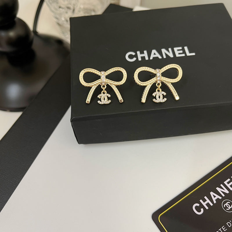 A1040   Women's bow earrings jewelry
