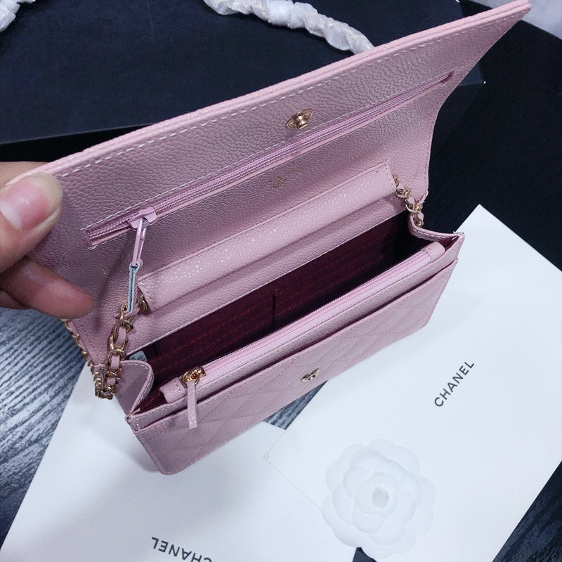 XCP016 Bag leather 19-13-4CM Bag Gold
