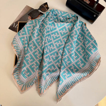 XFC16 Silk satin 90-90CM scarf