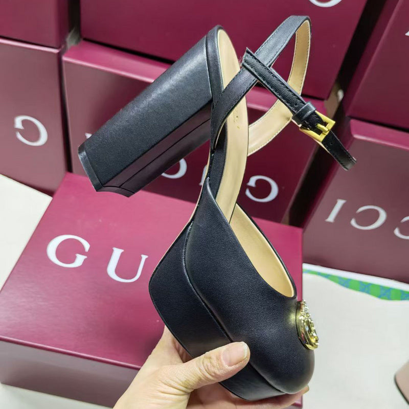 JHGS11 Slipper 10.5CM Heel Size 35-42 Shoes with box