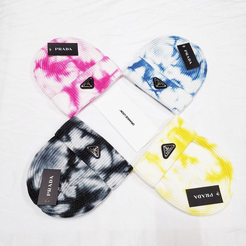 PPRH1  Tie dye knitted hat