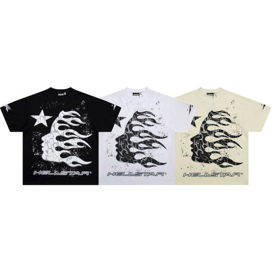 HEC3  Men's and women's summer short-sleeved T-shirt clothes